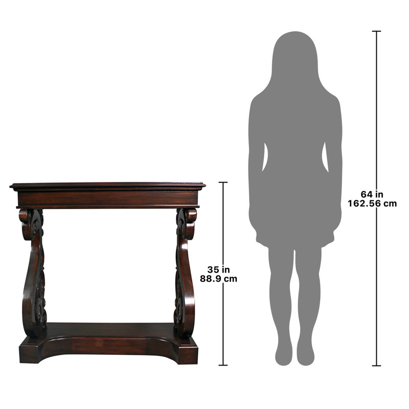 Mucha 35.5'' Solid Wood Console Table