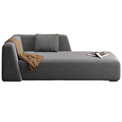 High Elastic Sponge Recliner In Light Luxury Style Upholstered Chaise Lounge by Comfort Zone Furniture.e