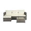 Canapé modulaire de jardin - Coussins pour chlore et eau 2 pièces