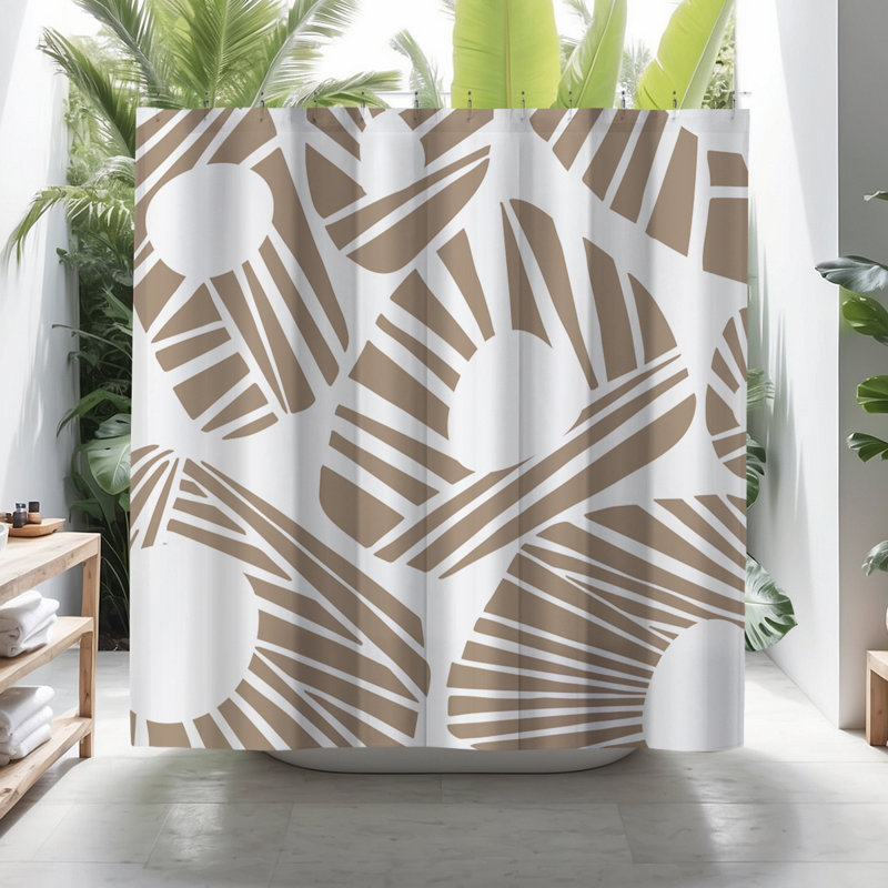 Coco Shower Curtain, Beige