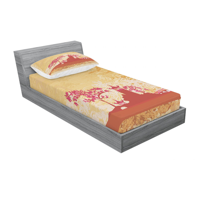Microfiber Sheet Set, Twin XL Sheet Set with Fitted Sheet