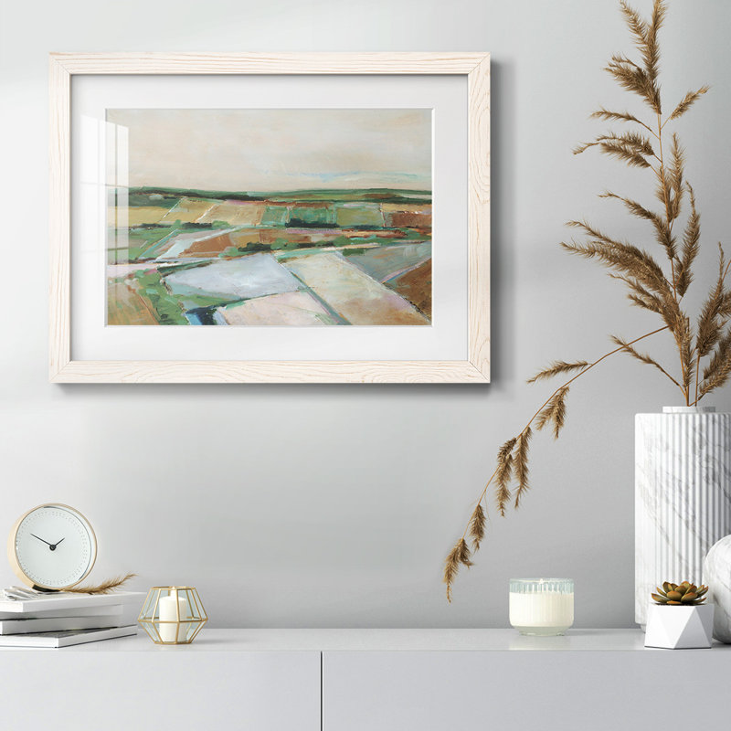 Pastel Fields II, Blanc, H 28 po x l 42 po x P 1,5 po