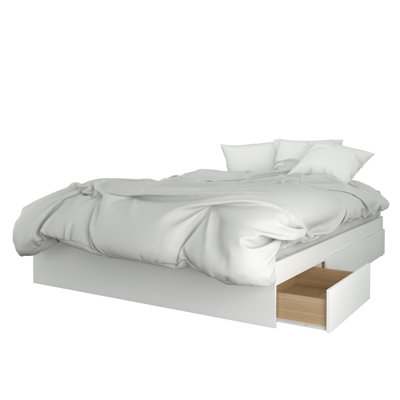 Ensemble de chambre à coucher avec lit plateforme Layden
