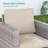 Olatayo Wicker 2 - Person Patio Conversation Set with Cushions-420746279-420746272