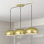 Lustre linéaire extra large en or doux 3 lumières Aaranyan-1587582523-1587582524