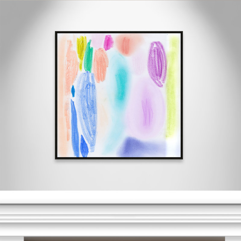 Vivid Space II - Square Version Print par Bea Dina, Espresso, H 37,5 po x l 37,5 po
