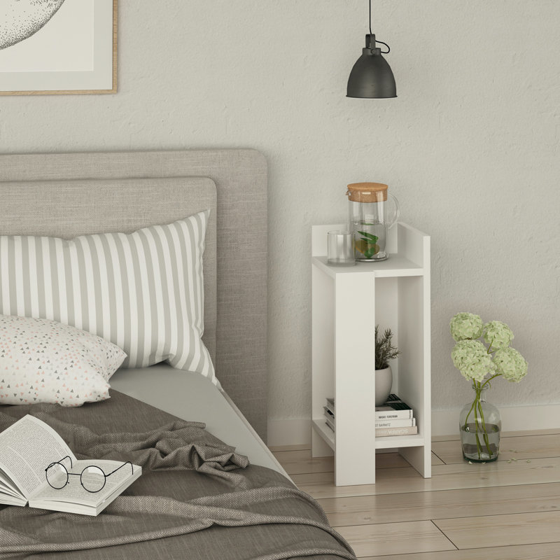 Halie Nightstand, White, 1