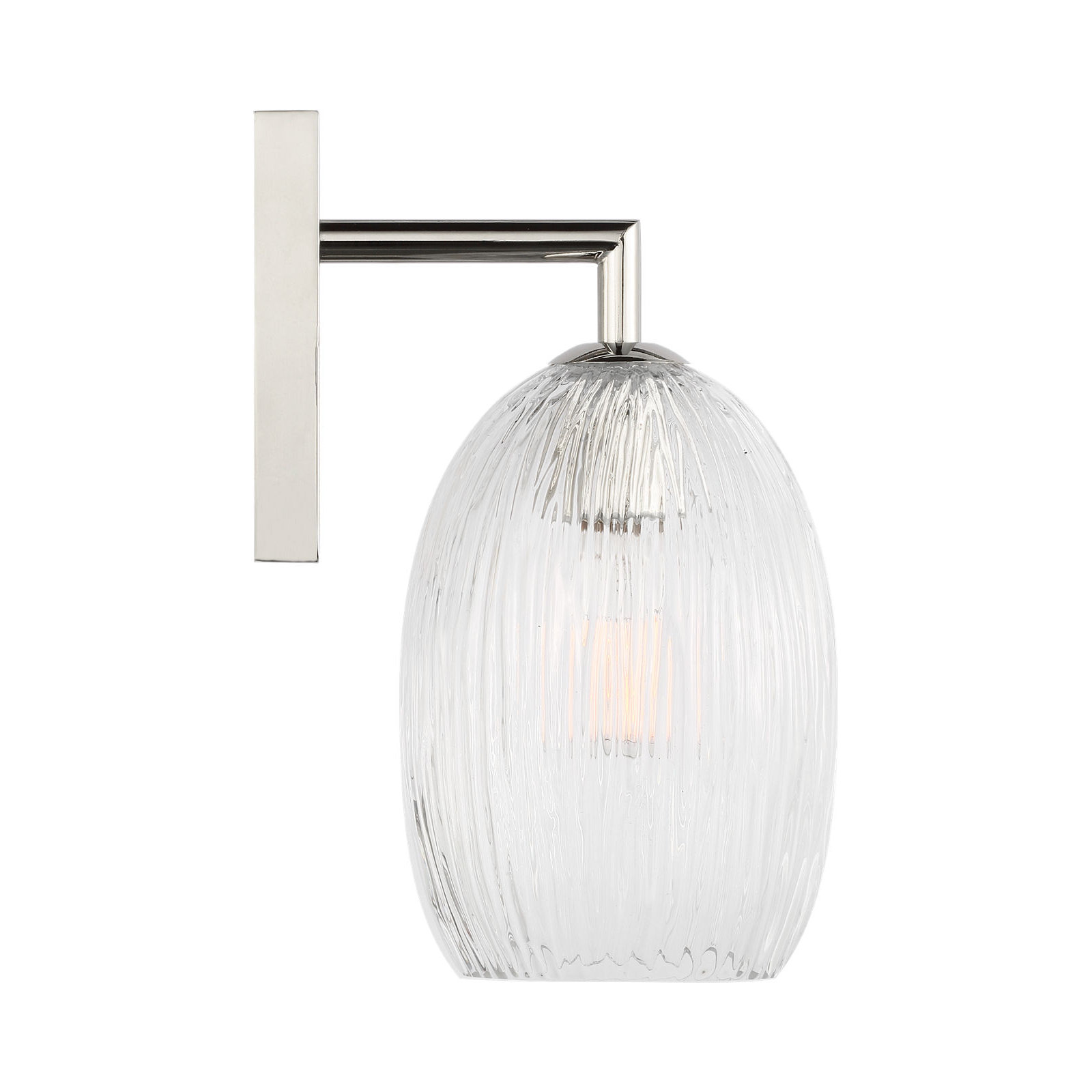 Serafina 10 Sconce, Polished Nickel