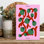 Tomate verte, art mural rose