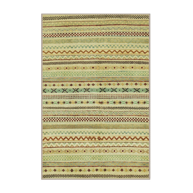 Abstract Indoor Rug, Rectangle 7' x 9'