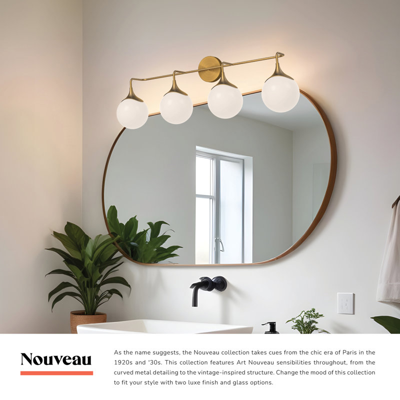 Nedra Vanity Light, Matte Black, 4