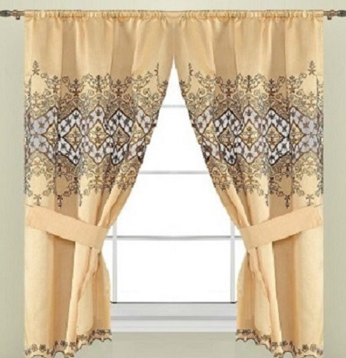 Vivian Semi Sheer Curtain Pair