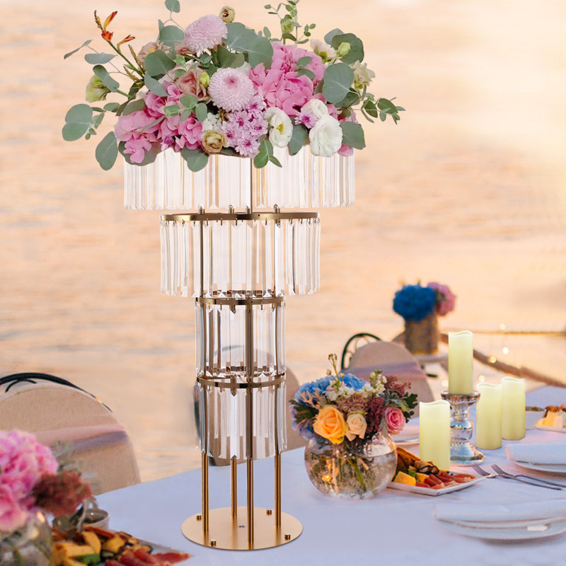 19.69''W*35.43''H  4-Tier Flower Stand