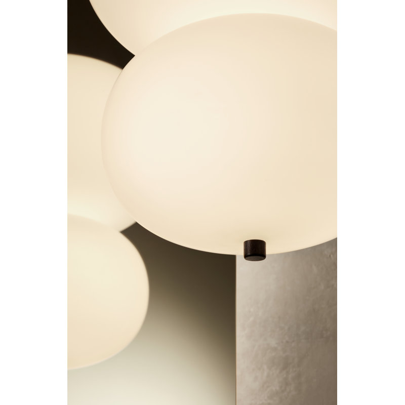 Ilargi 2 - Light LED Pendant, Dark Wood