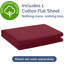 Drap en coton 400 fils - Drap rafraîchissant, respirant et doux-103254612-103254614