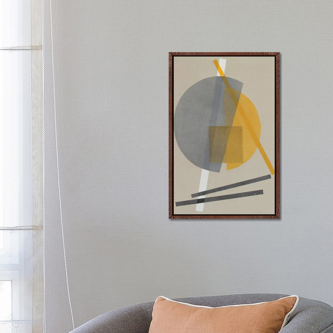 Hommage an das Bauhaus V von Rob Delamater - Galerie-umwickelte Leinwand Giclée auf Leinwand