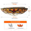 Terenig Glass Flush Mount