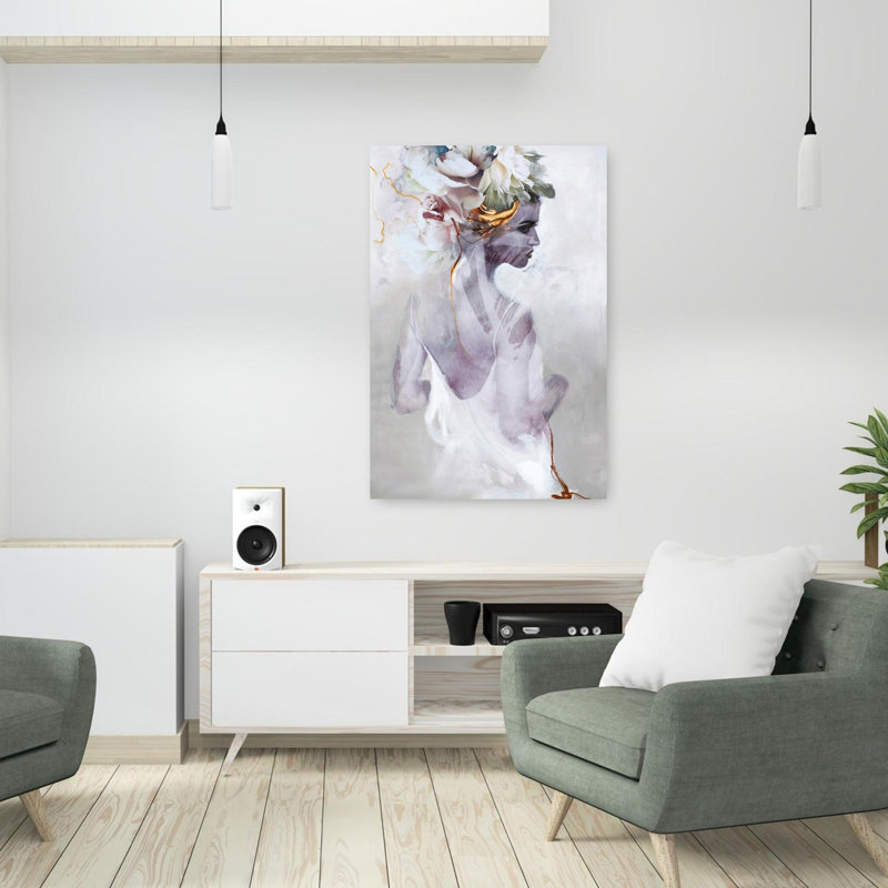 Art contemporain abstrait, Soft Couture, H 36 po x l 24 po