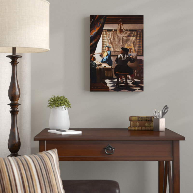 Johannes Vermeer - Wrapped Canvas Painting, 100cm H x 70cm W