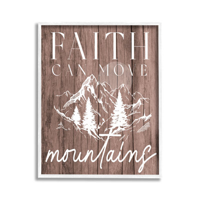 Faith Can Move Mountains Giclee Art by Lil' Rue