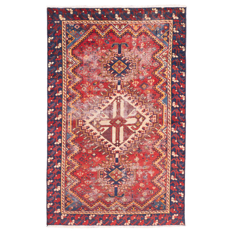 Tapis rouge Antalya Vintage 4 pi 2 po x 6 pi 7 po
