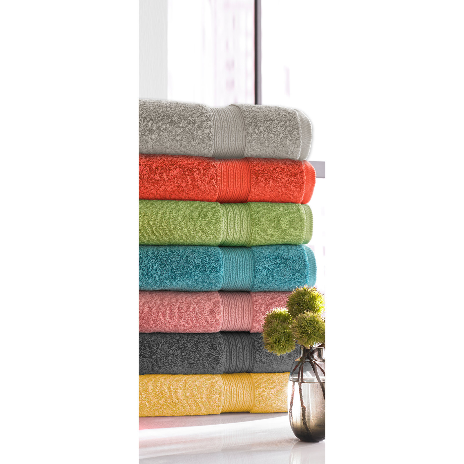 Leone Towel Set, Aqua
