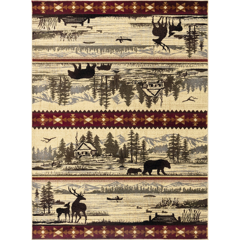 Nature's Nest Gccbl3005 2x3 Ft. Area Rug In Cream. Stain Polypropylene. & Pet . Jute Backed. Made Turkey. 0.39" Pile. Suits Furniture And Entryways Cream 2 X 3 Lodge Rug. Polypropylene, . With