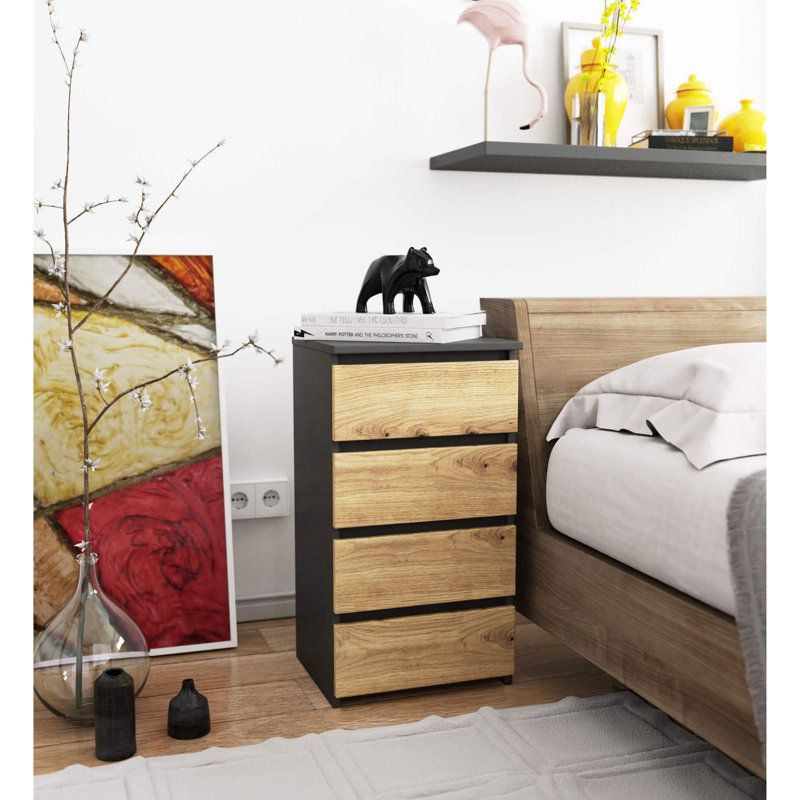 Gelincik 4 -Drawer Console