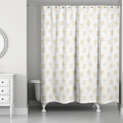Rideau de douche simple Debriana