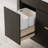 72" Sintered Stone Top Solid Wood Kitchen Island With Storage In Black-226853717