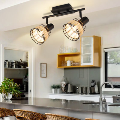 Mundt 11.22'' 2 -Light Fixed Track Track Kit with Dimmable and Adjustable Head