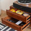 Meuble télé rétro en bois massif simple