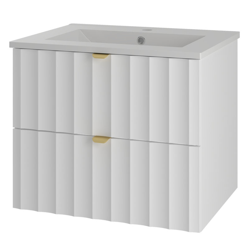 Ahmid Bathroom Storage Furniture Set, Grey