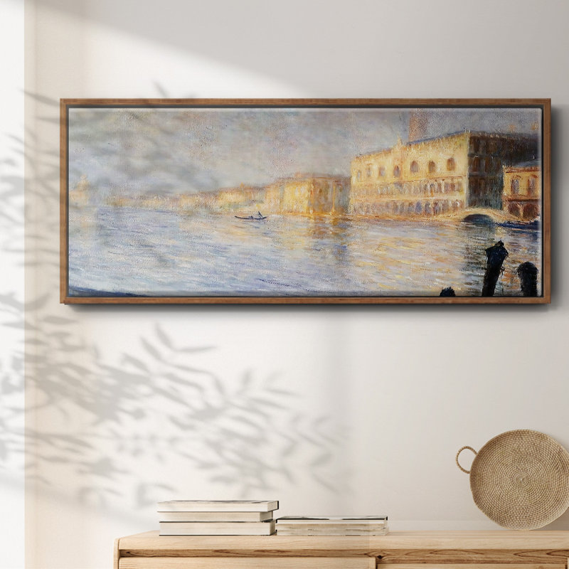 The Doges' Palace, 1908- Framed Canvas, 20" H x 50" W