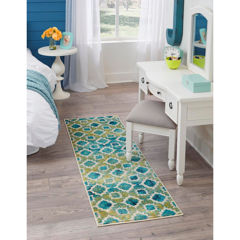 Analiese Geometric Indoor Rug, Runner 2' x 8'