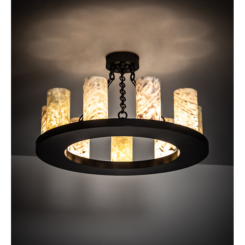 9 - Light Semi Flush Mount