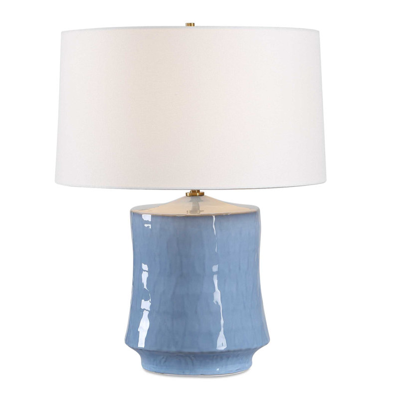 Lampe de table Kamara bleu poudre