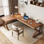 Bureau en bois massif en L noyer clair-1105744907-1105744911