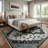 Edgette Oriental Medallion Blue/ Grey Area Rug-632310294
