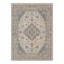 Tapis traditionnel ivoire / bleu Performance à poils courts et antidérapant-226512873