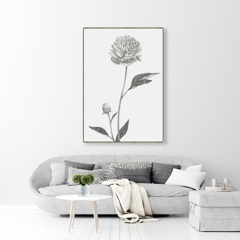 A Flower Of Day II Print by Janice Sadler, 44.5" H x 31.5" W, Glass Coat