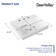 DeerValley 23.82" L x 18.9" W x 6.69" H White Rectangular Vitreous China Drop-in Bathroom Sink with Overflow