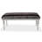 Melrose Plaza Faux Fur Upholstered Bench