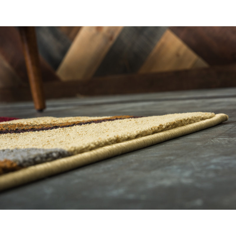 Ivetta Abstract Indoor Rug, Rectangle 7'10" x 10'