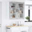 Vidaxl Kitchen Wall Cabinet Black 40 X 31 X 80 Cm Engineered Wood-121217675