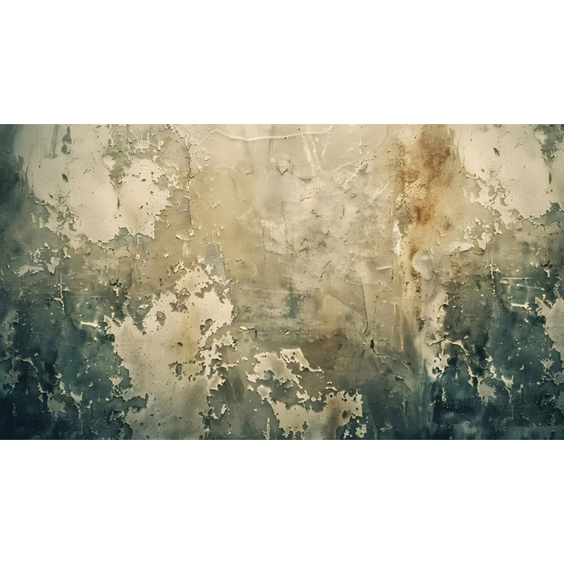 Murale rétro en plâtre beige, L 96 po x l 108 po