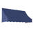 Awntech Nantucket Fixed Awning, 124.5"W x 31"H x 24"D, Burgundy-28212939-111655906