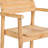 Enid Teak Solid Wood Outdoor Stacking Dining Armchair