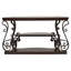 Console à 2 tablettes Gretta Merlot