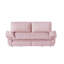 Grand canapé-lit escamotable de 73,2 po, canapé-lit convertible 3 en 1, causeuse multifonctionnelle en velours, gris-129885455